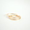 Plain Gold Knuckle Rings
