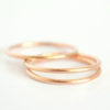 Rose Gold Delicate Dainty Rings