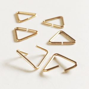 Triangle cartilage hoop Ring gold filled