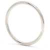 14k Solid White gold nose ring