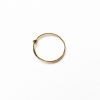 14k nose hoop with ball closure 10mm