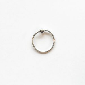 Silver Captive Bead Ring