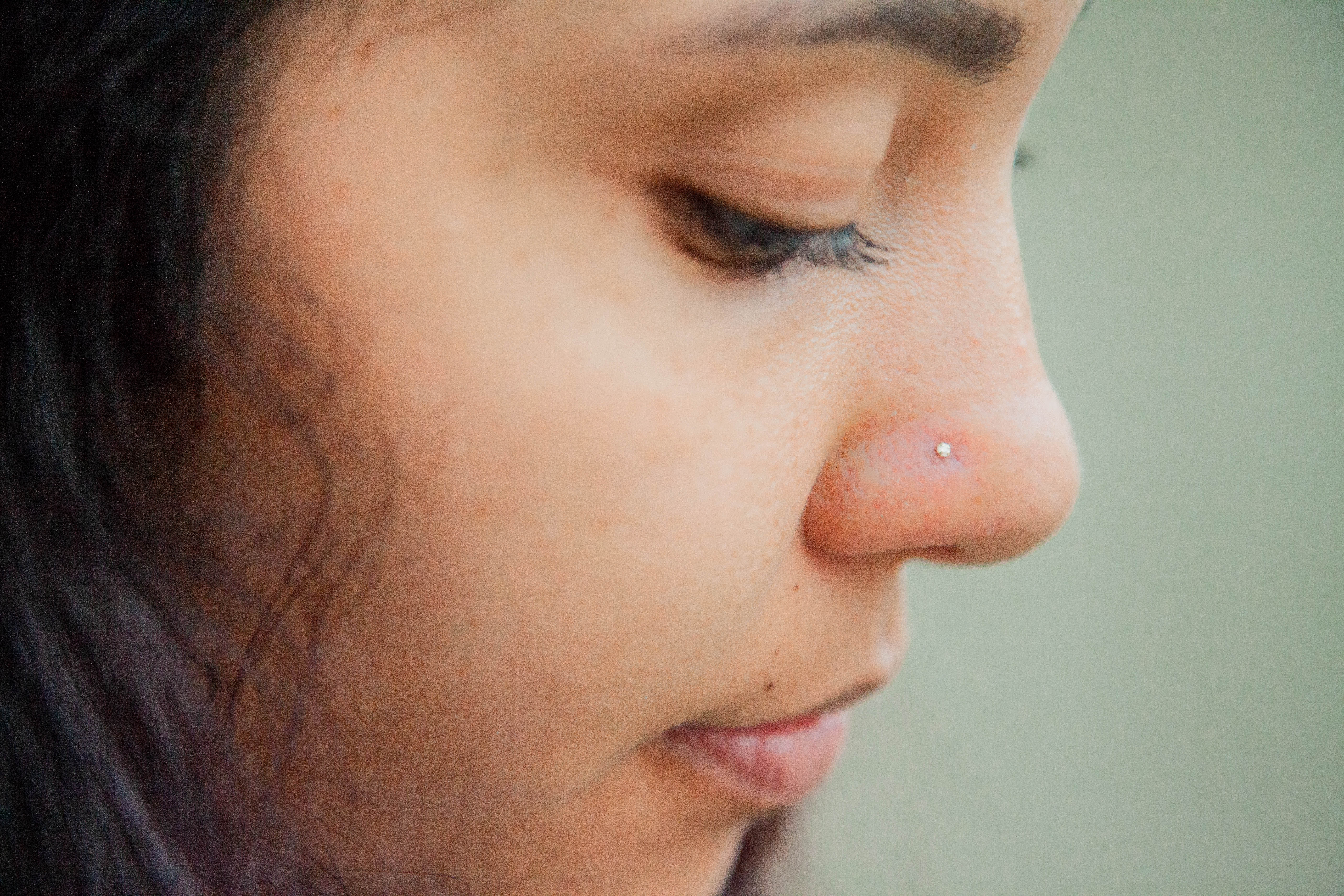 Buy TINY Diamond Nose Stud 18g Nose Stud, Gold Nose Stud, Rose Gold Nose  Stud, 18 Gauge Nose Ring, Gold Diamond Nose Stud, Small Nose Stud Online in  India - Etsy