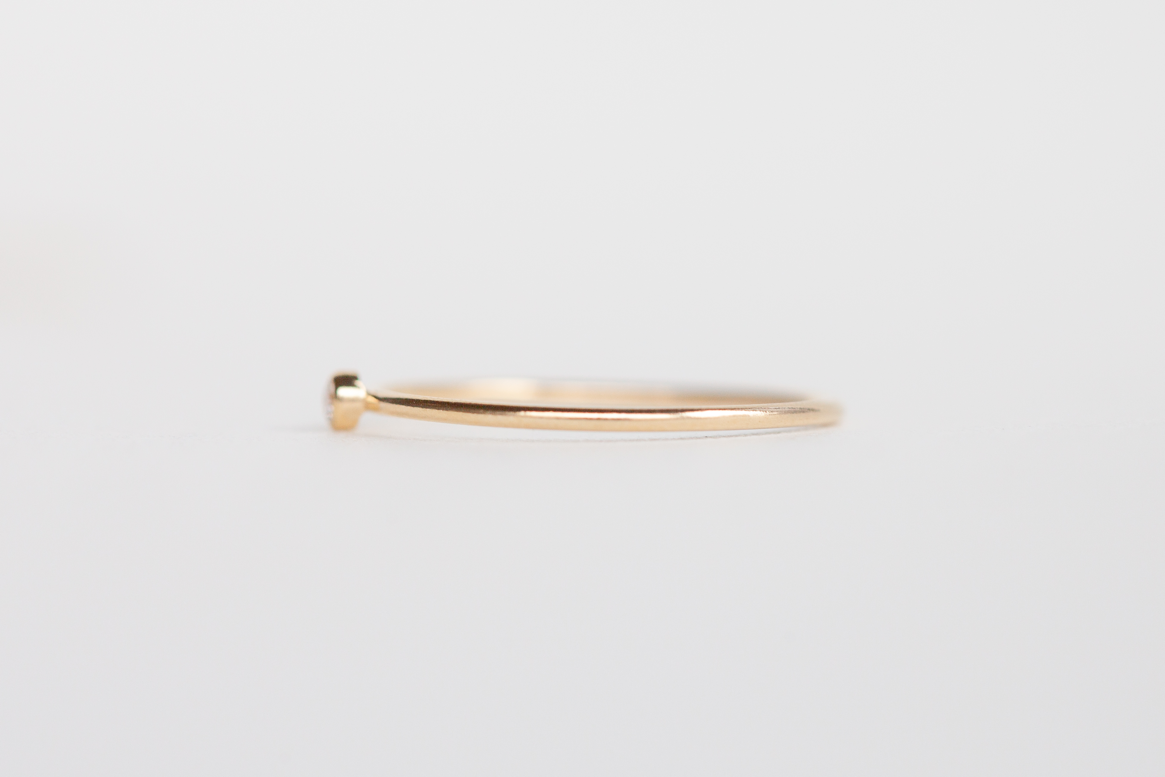 CZ Diamond Stacking Ring - Stack Rings - Everyday Ring - Simple Gold ...