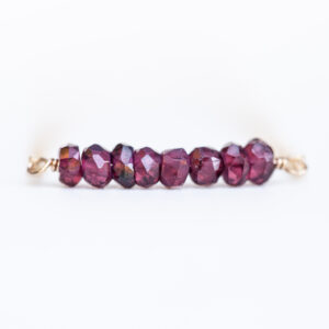 Red Garnet Layering Necklace