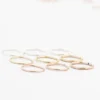 Endless Hoop Nose Ring in Sterling Silver, Gold Filled Yellow/Rose