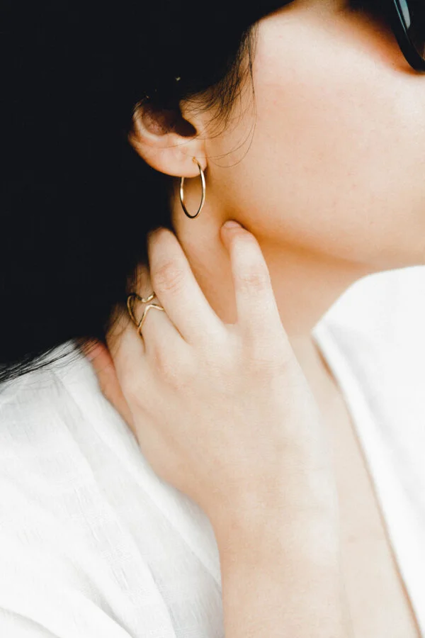 Classic | Large Hoop Earrings | 14K Yellow Gold Filled