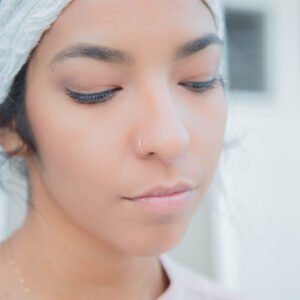 Snug Fitting Nose Ring in Sterling Silver and Gold-Filled Yellow/Rose