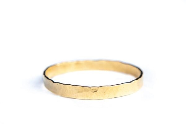 2mm Wide Gold Ring in 14K Gold-Filled Yellow for Luxury Women