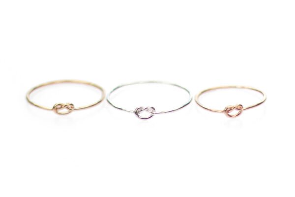 Love Knot Ring, Mother Daughter Knot Ring & Knot of Friendship