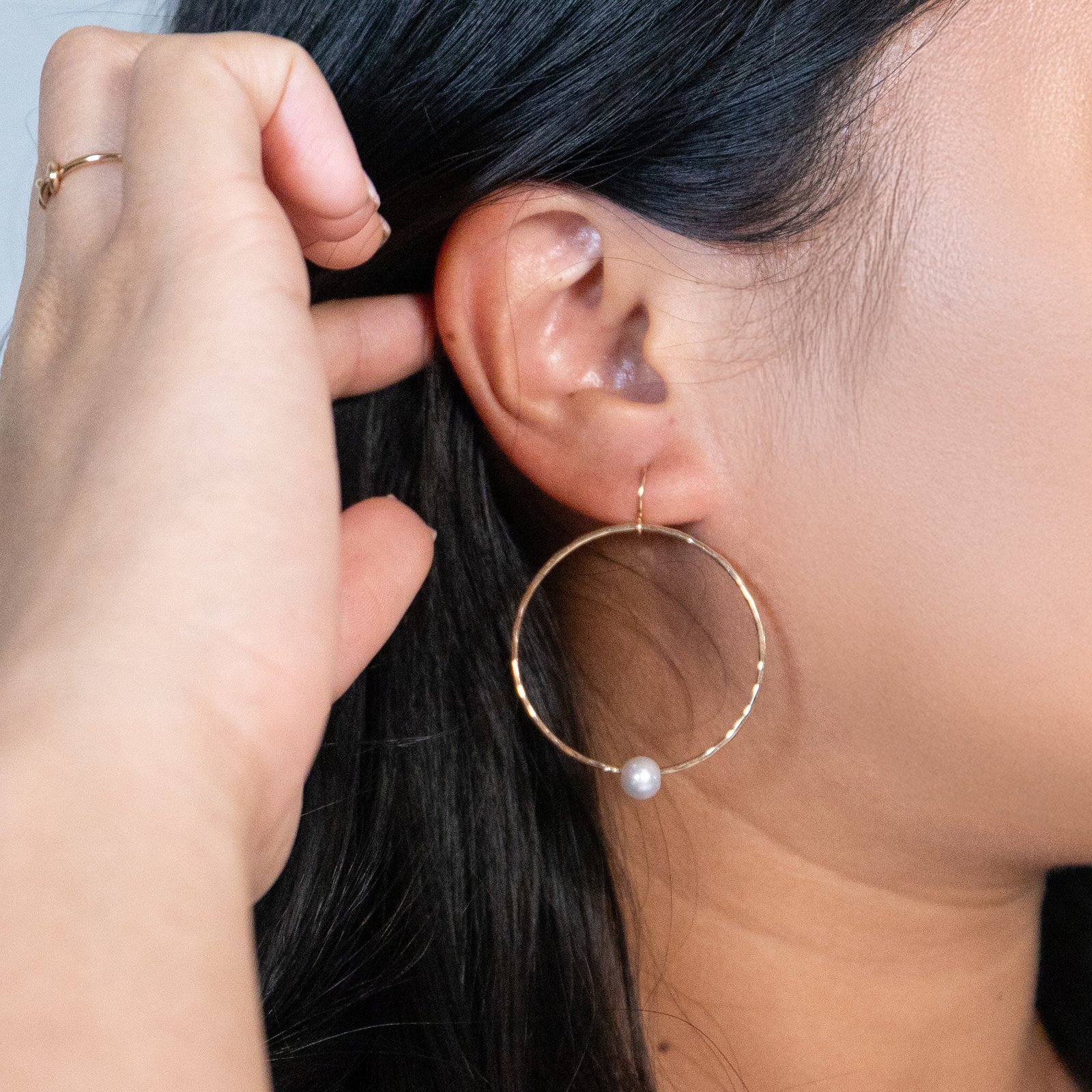 Pearl Hoops
