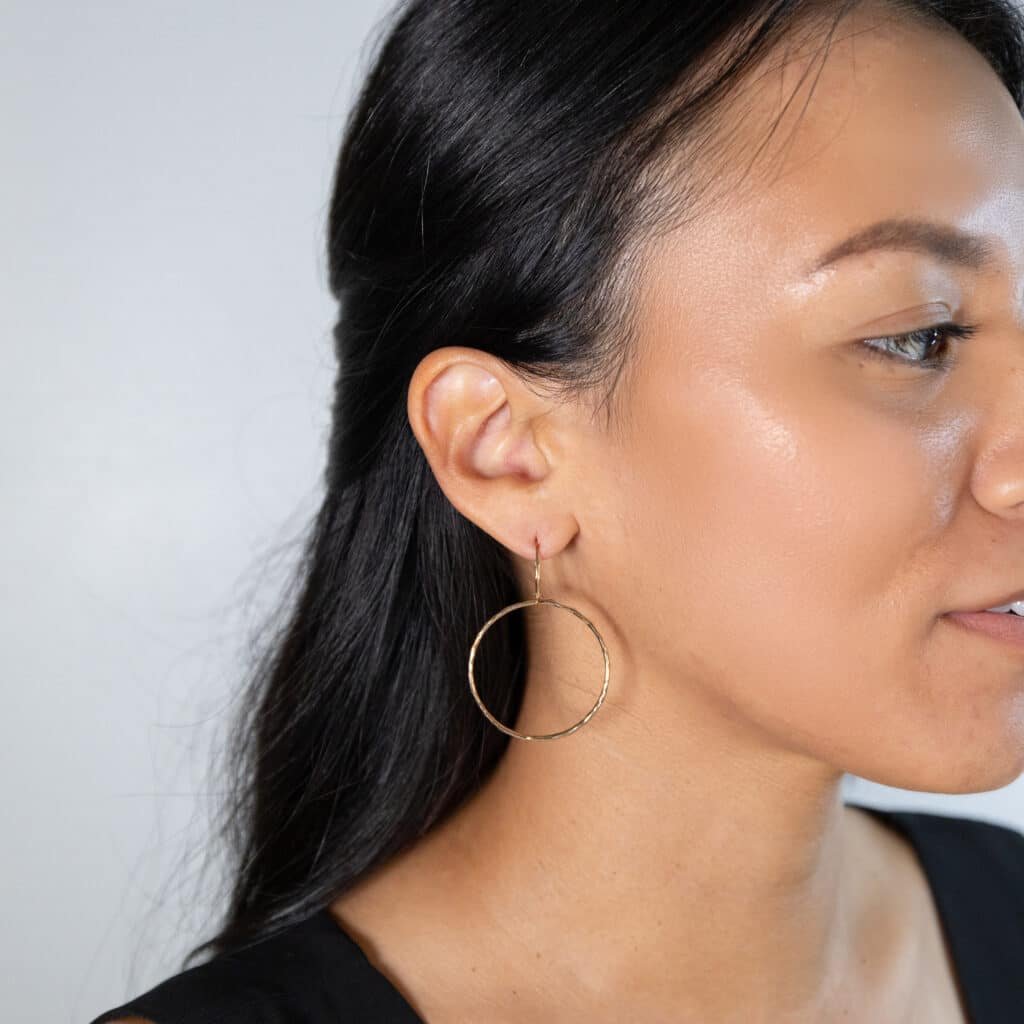 Classic Hammered Hoops