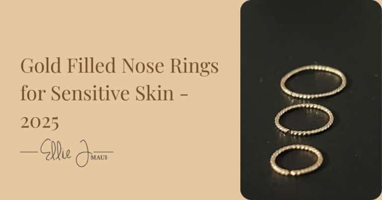 Gold Filled Nose Rings for Sensitive Skin