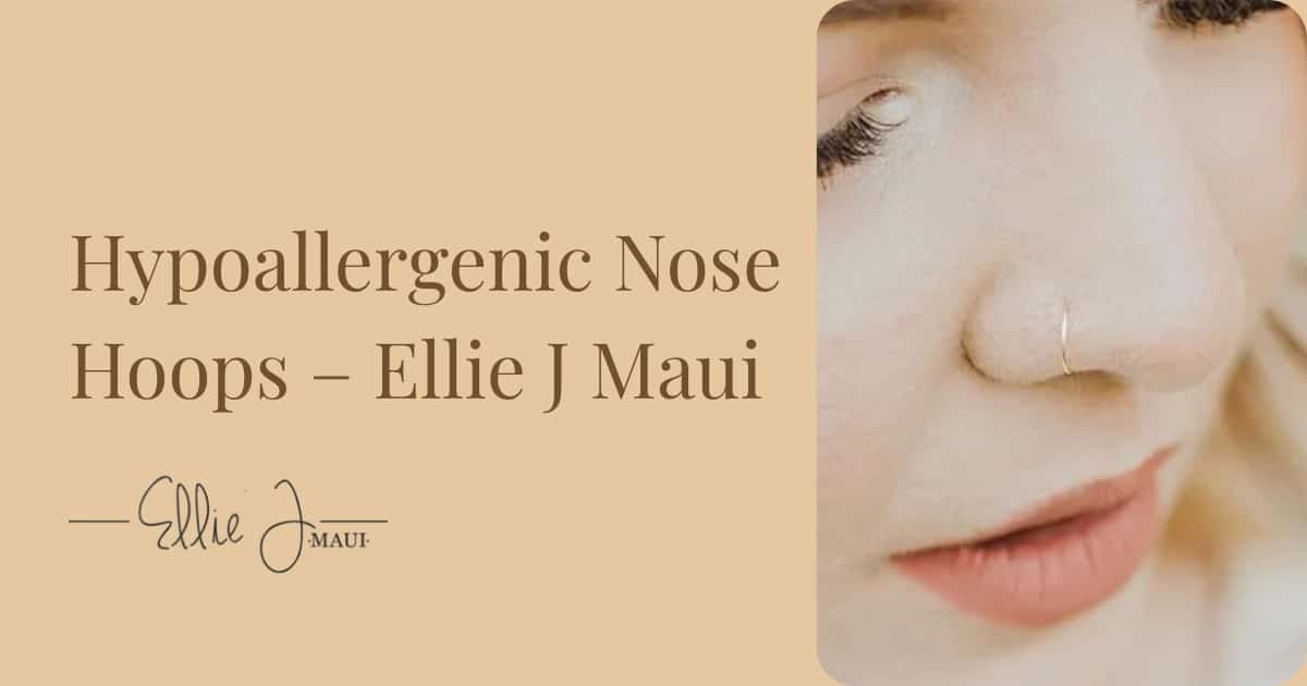 hypoallergenic hoop nose ring