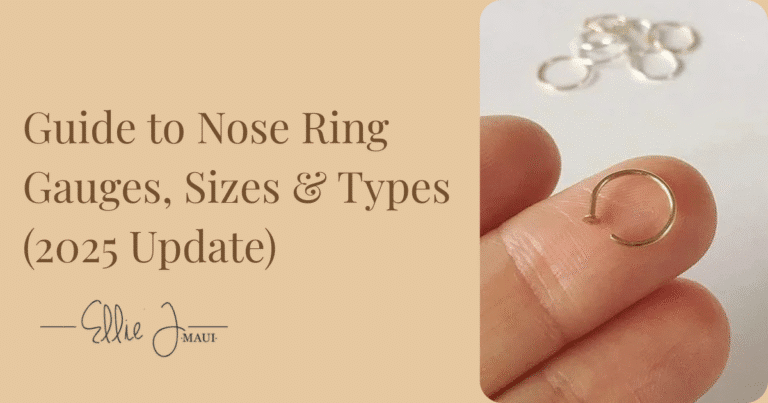 Complete Guide to Nose Ring Gauges, Sizes & Types (2025 Update)