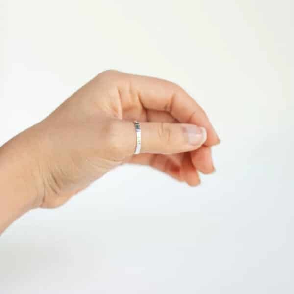 silver thumb ring
